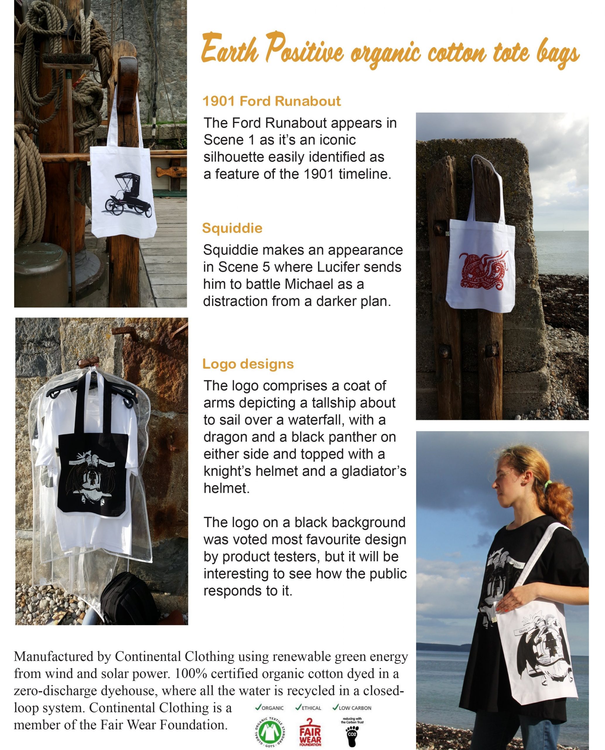 Illustrated book bags
