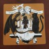 Tall Ship Adventures sticker with dragon, black panther, tallship, centurion and knight hemets