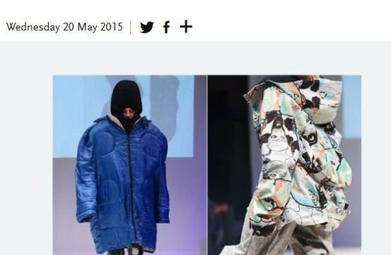 Falmouth Graduate Fashion Show 2015