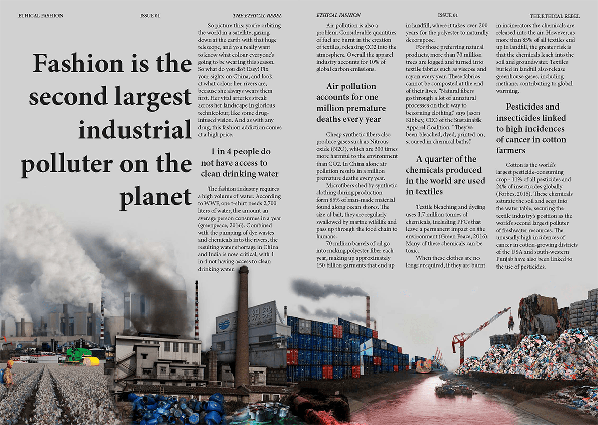 Fashion is the second largest industrial polluter on the planet