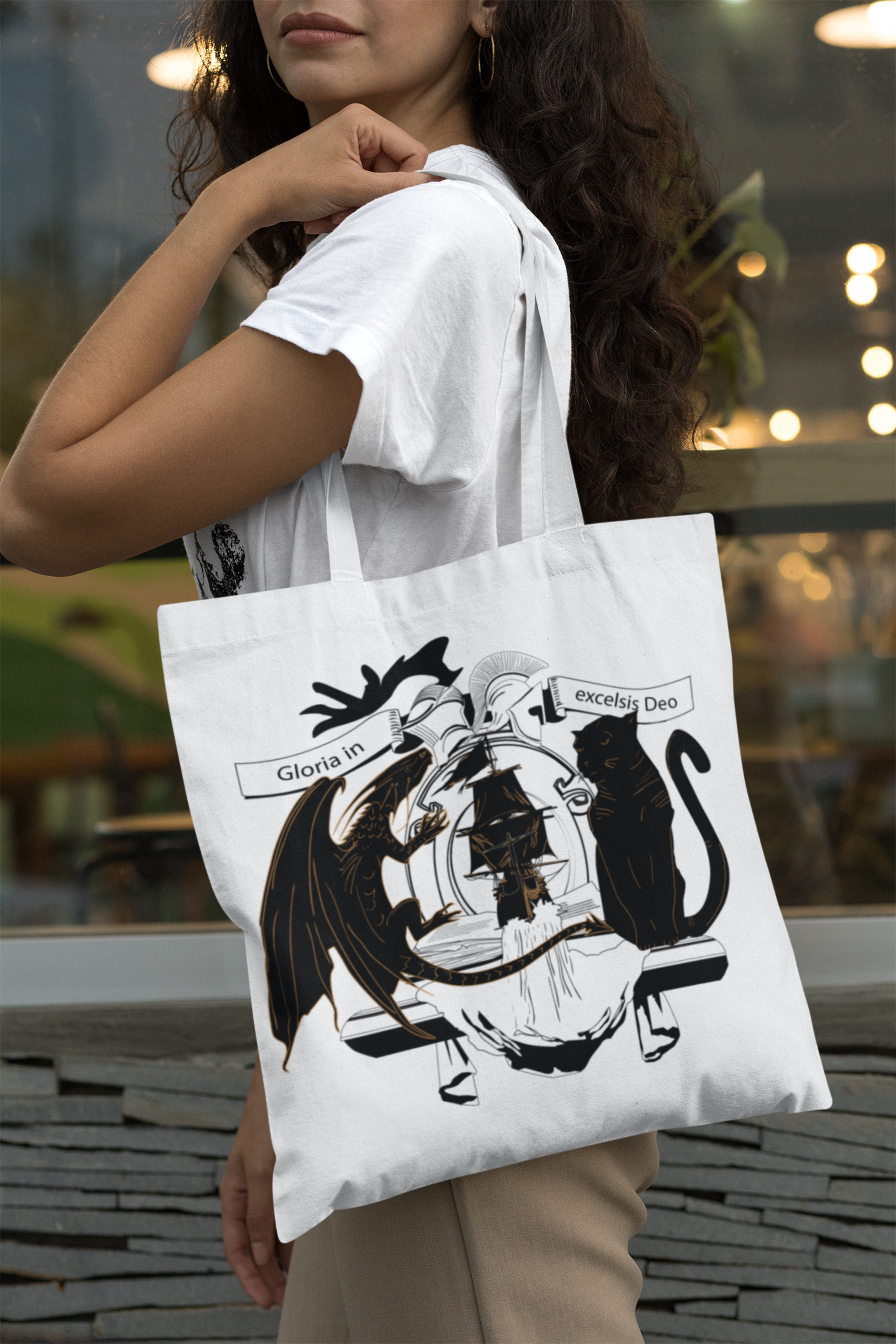 Tall Ship Adventures Bag Tall Ship Adventures Bag with dragon, black panther, tallship, centurion and knight hemets