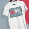 Tall Ship t-shirt with giant octopus or kraken